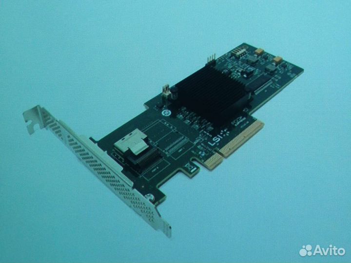 SAS raid контроллер LSI megaraid 9240-4i+кабель