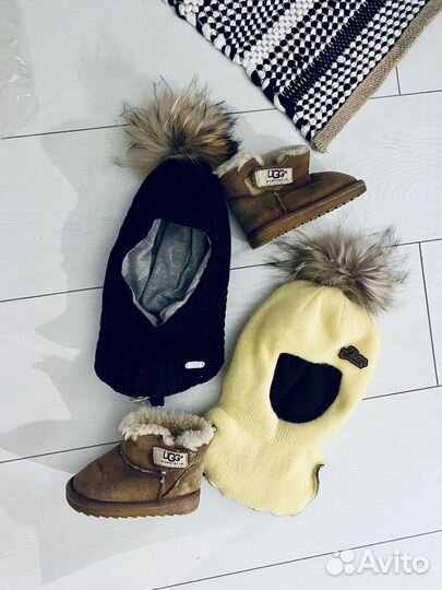 Шапки зимние Nels варежки и ugg 21-22