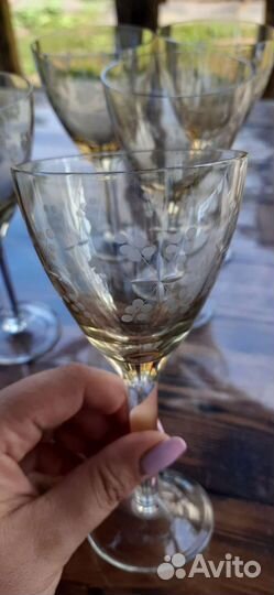 Фужеры хрустальные СССР
