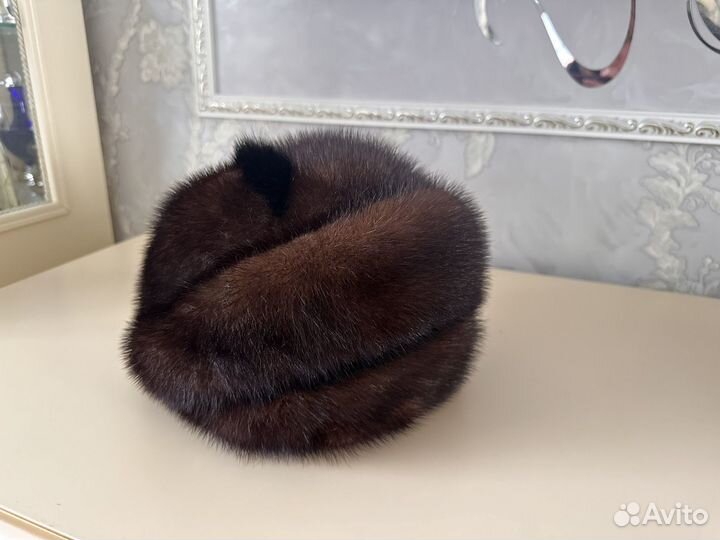 Шапка норковая женская
