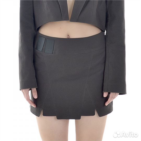 Юбка premium из твила с эффектом peach