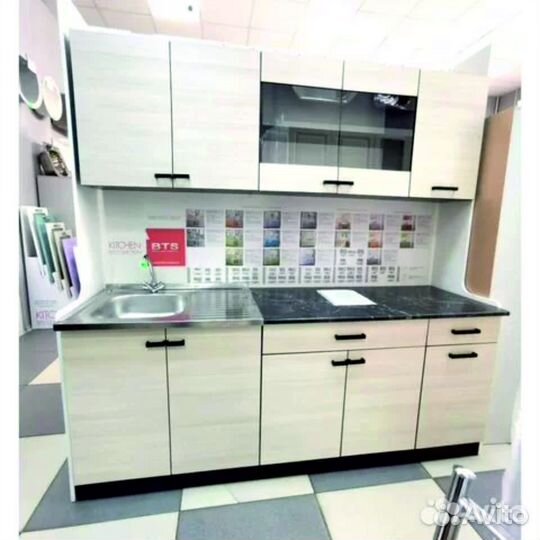 Кухонный гарнитур Мальва 2,0 м Венге-Лоредо