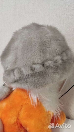 Шапка норковая женская 58