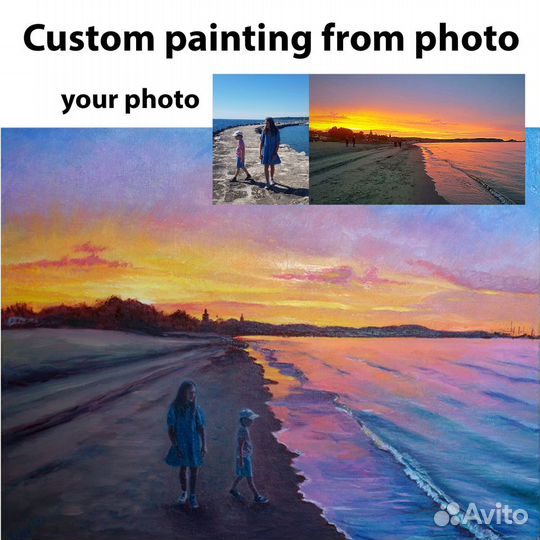 Картина маслом по вашему фото. Под заказ