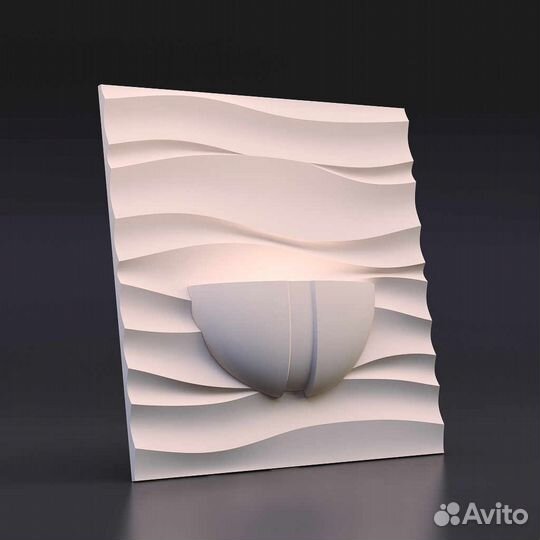 Гипсовая 3D панель 