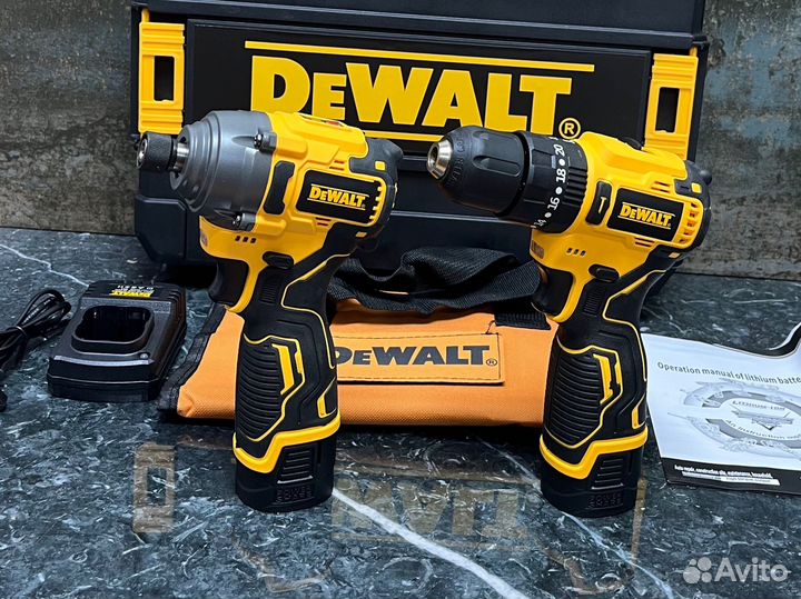 Набор 2в1 Шуруповерт+импакт Dewalt