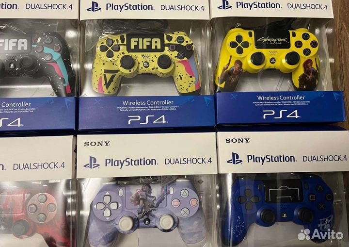 Новые Джойстики PS4 Dualshock 4 premium с принтом