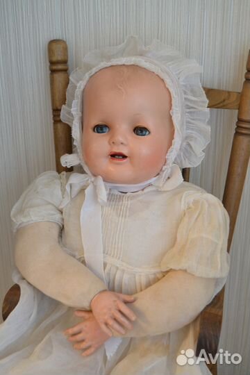 Старинная кукла Пупс Композит. Германия