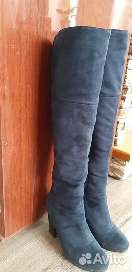 Сапоги зимние женские натуральная замша