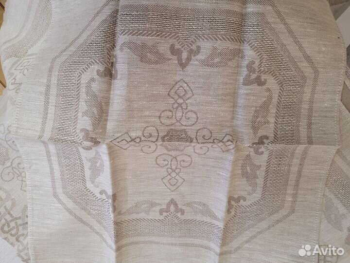 Столовый набор, лен, Скатерть и салфетки