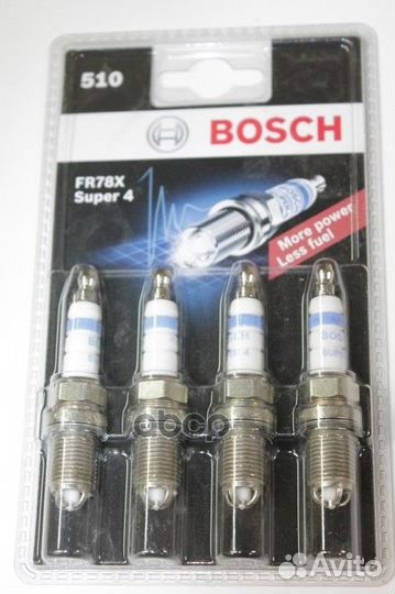 Комлект свечей зажигания (4 шт) 0242232802 Bosch