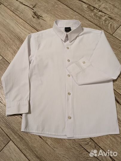 Рубашка белая 116
