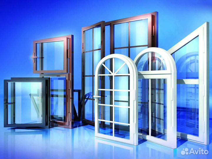 Ремонт окон, стеклопакет Однокамерный RAL2589