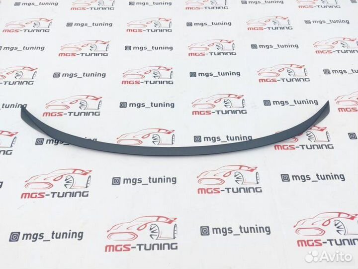 Спойлер (Тонкий) M-Perfomance на X6 f16 Черный мат