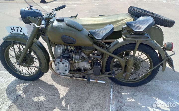 Мотоцикл М72 тяжелый с коляской