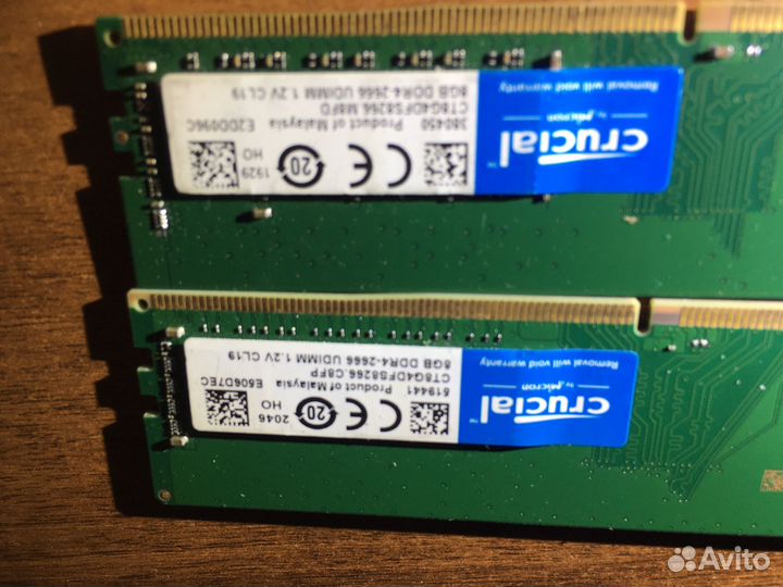 Crucial ddr4 4gb новая