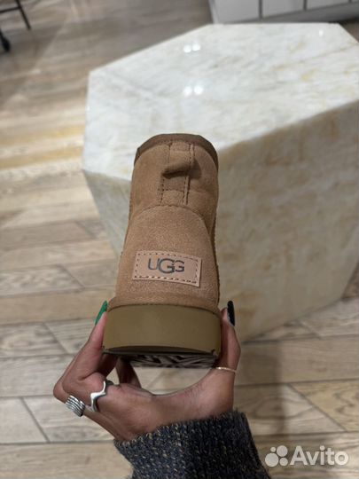 Ugg классические мини рыжые без платформы