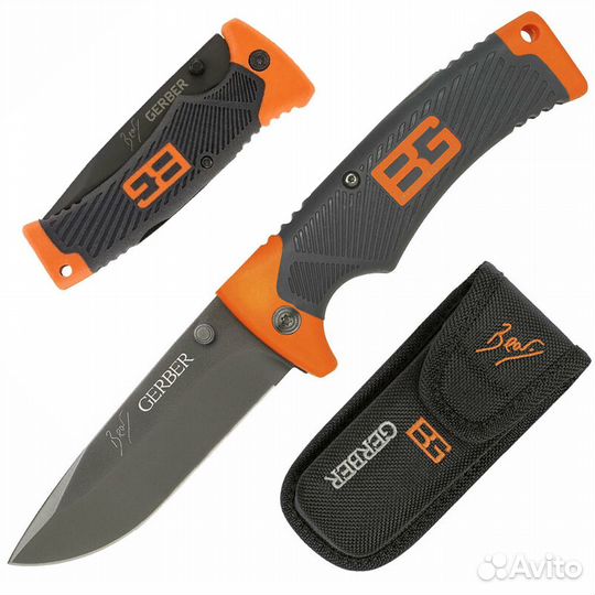 Нож складной Bear Grylls ст.440C (Gerber) (микс)