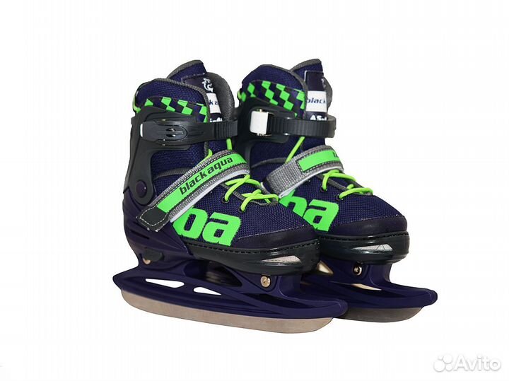 Коньки раздвижные BlackAqua AS-408