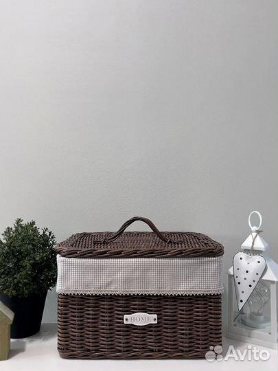 Корзина плетеная