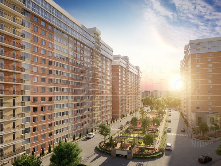 2-к. квартира, 67,3 м², 15/16 эт.