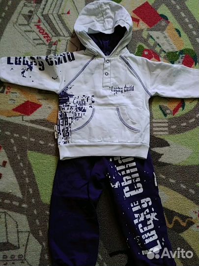 Спортивный костюм Lucky Child новый р. 92