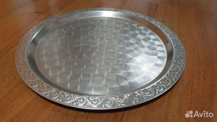 Поднос. Латунь. Кольчугино. 30 см