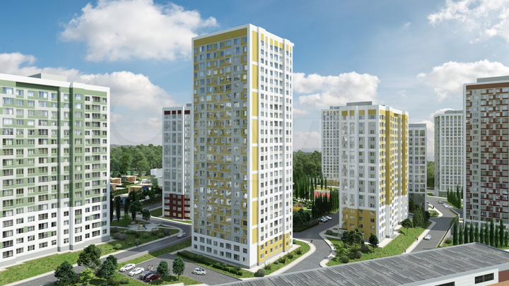 Квартира-студия, 34,9 м², 25/25 эт.