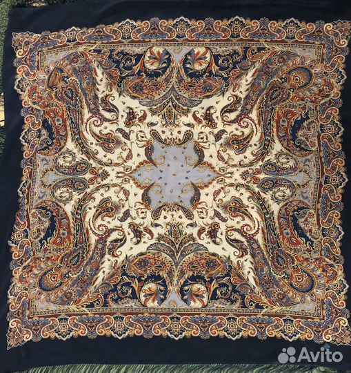 Платок павловопосадский шелковый