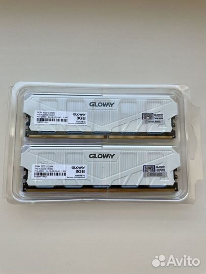 Оперативная память DDR4 16gb (2х8gb) 3200Mhz