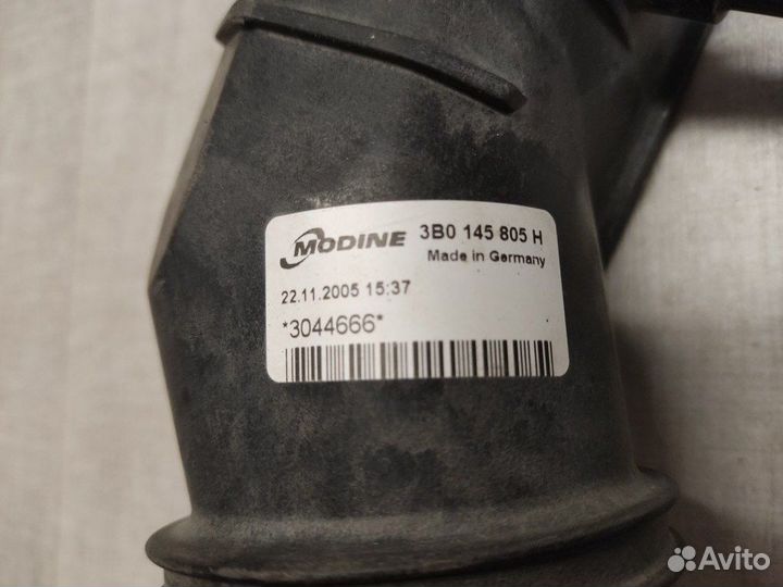 Радиатор интеркуллера Skoda Superb