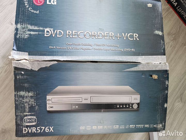 Dvd рекордер+vcr
