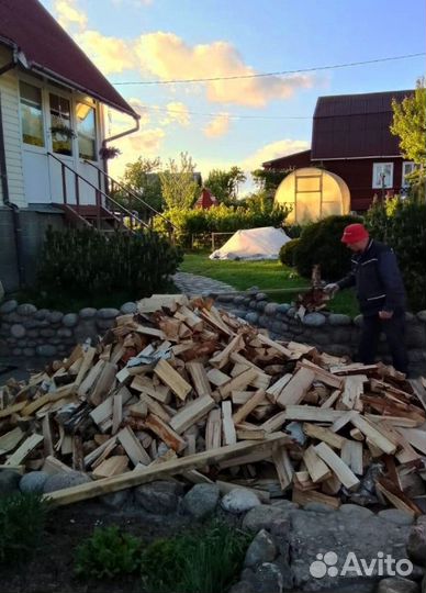 Дрова колотые Береза