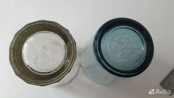 Стопки рюмки СССР 100 мл синие 5 штук