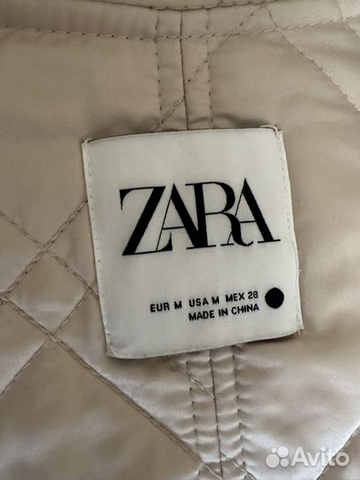 Куртка стенанная zara