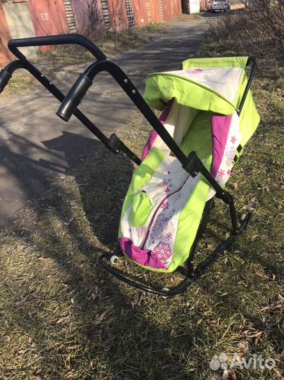 Продам санки-коляску