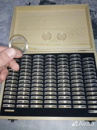 Футляр бокс ящик коробка шкатулка кейс для монет