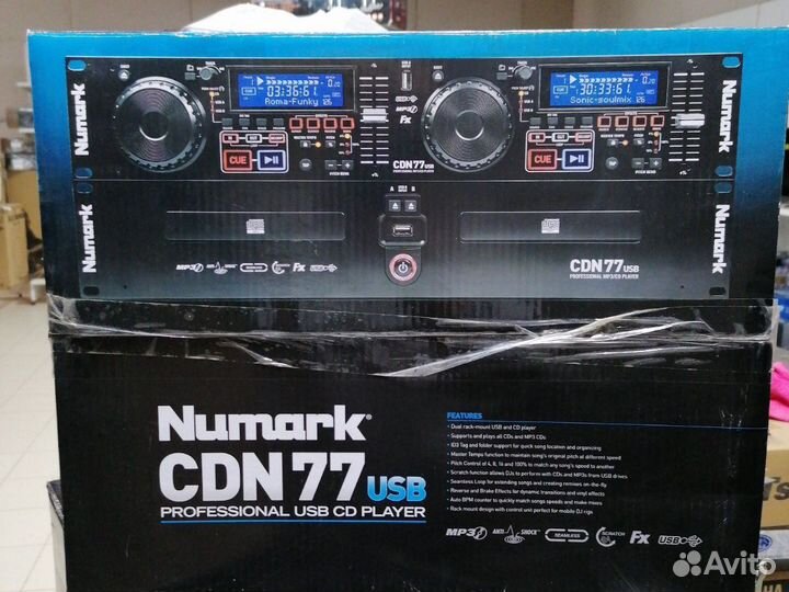 CD-USB проигрыватель Numark CDN 77 профессиональны