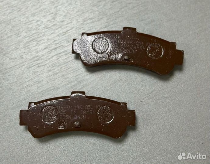 Колодки тормозные задние kashiyama nissan D1205M