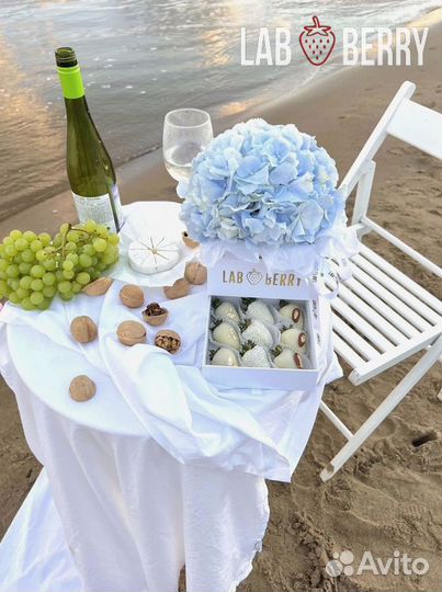 Съедобные букеты, клубника в шоколаде