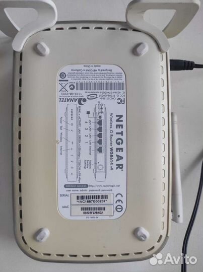 Wifi роутер Netgear wgr614 v9