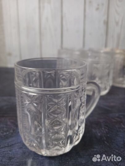 Кружка стекло Дятьковский хрусталь СССР