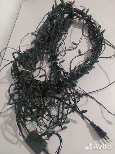 Гирлянда 2*3 цветная на запчасти