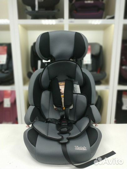 Автокресло от 9мес до 12лет Fregat lux серый zlate