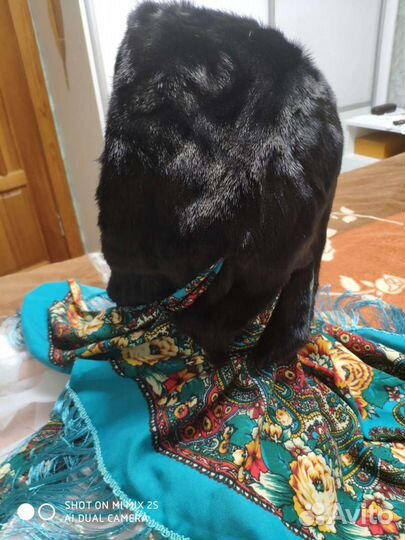 Капор из меха норки