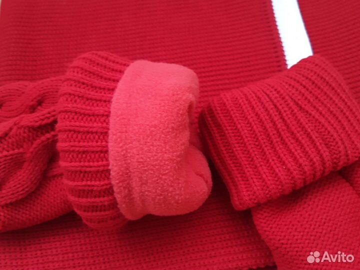 Набор шарф и варежки