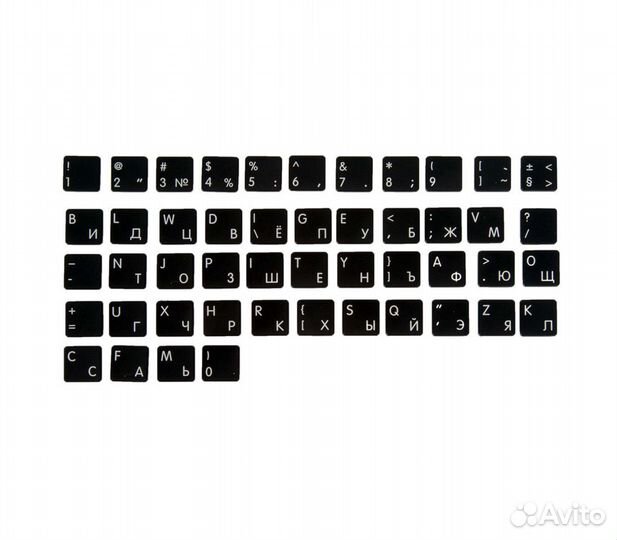 Кнопки русские для mac pro/air A1370,1369,1466 итд