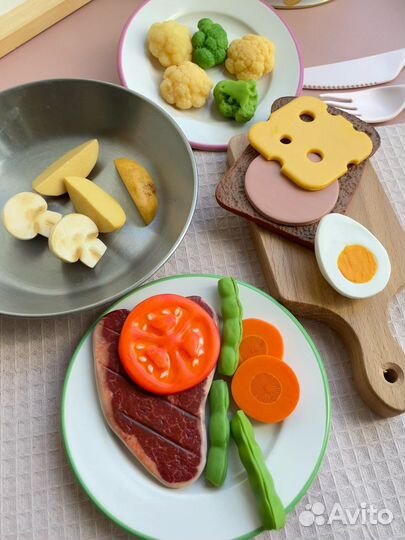 Игрушечная еда продукты из полимерной глины