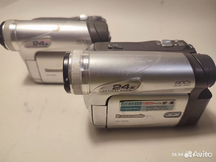 Видеокамера Panasonic NV-GS25, 2 шт