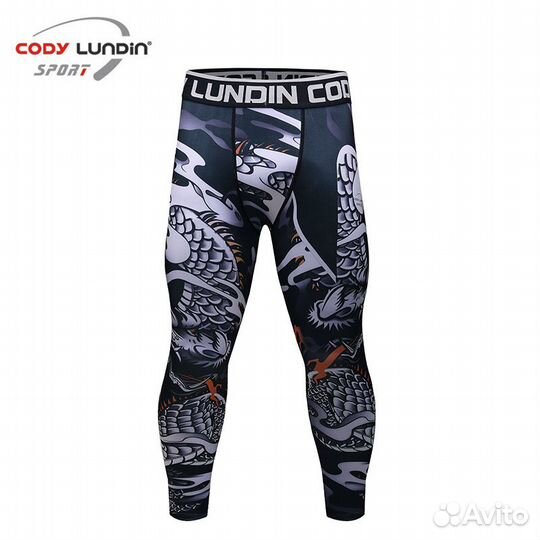 Тайтсы для мма cody Black Dragon (р. XXL)